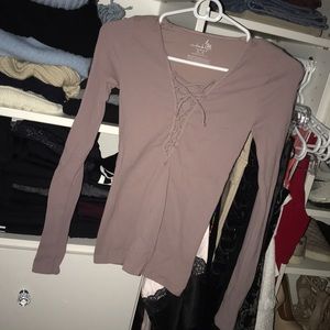 Free people form fitting shirt